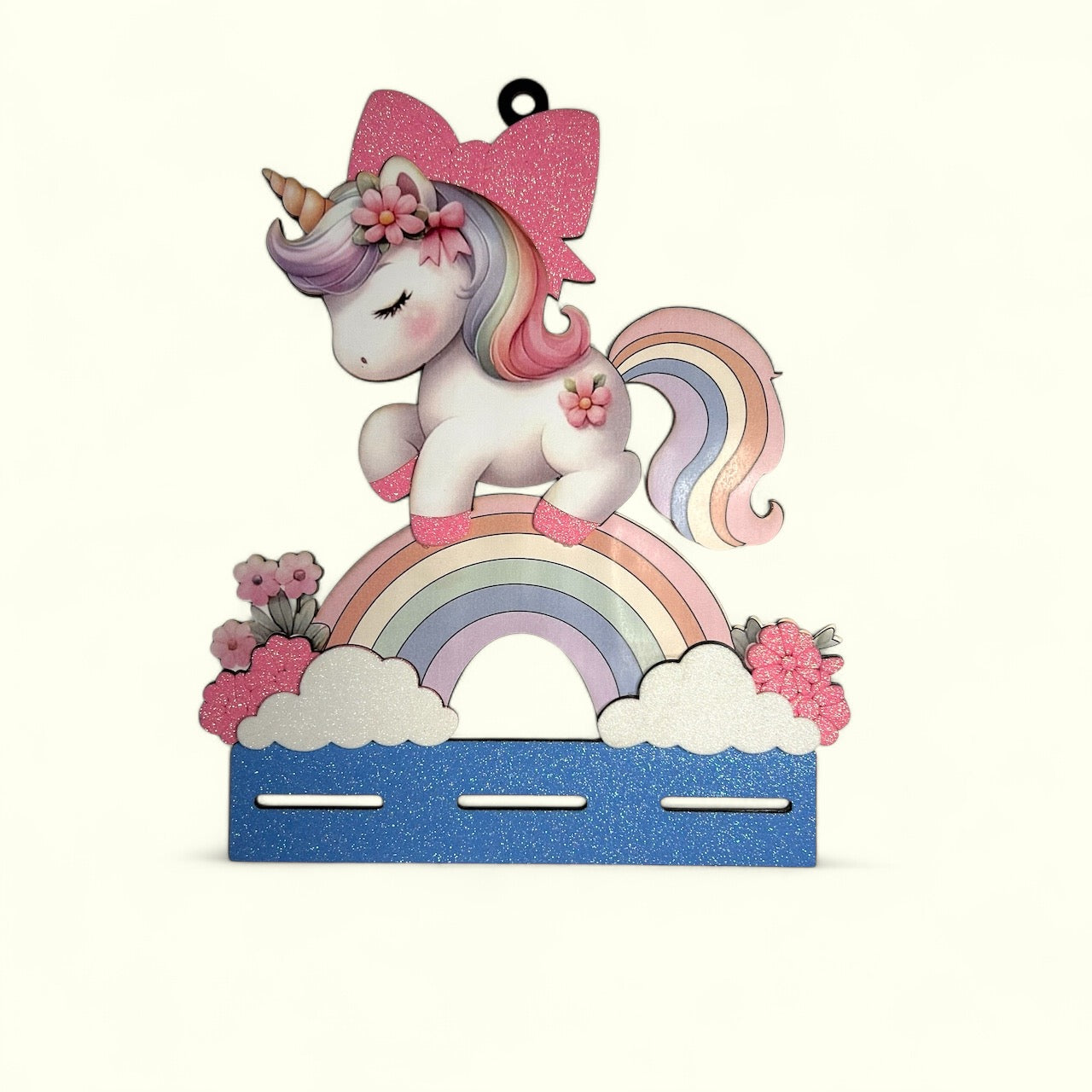 LARGE BOWHOLDER DREAMY UNICORN