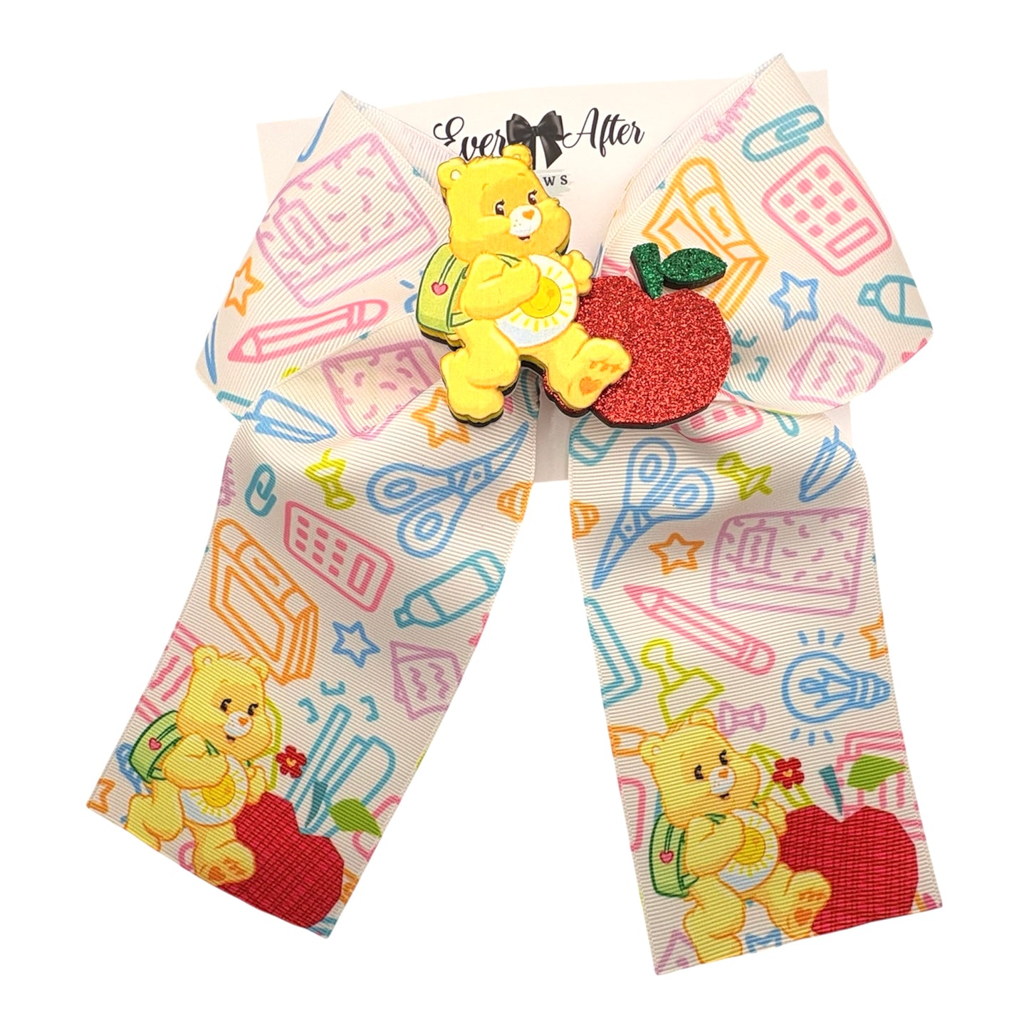 BIG BEAUTIFUL BOW-BEAR BACK TO SCHOOL