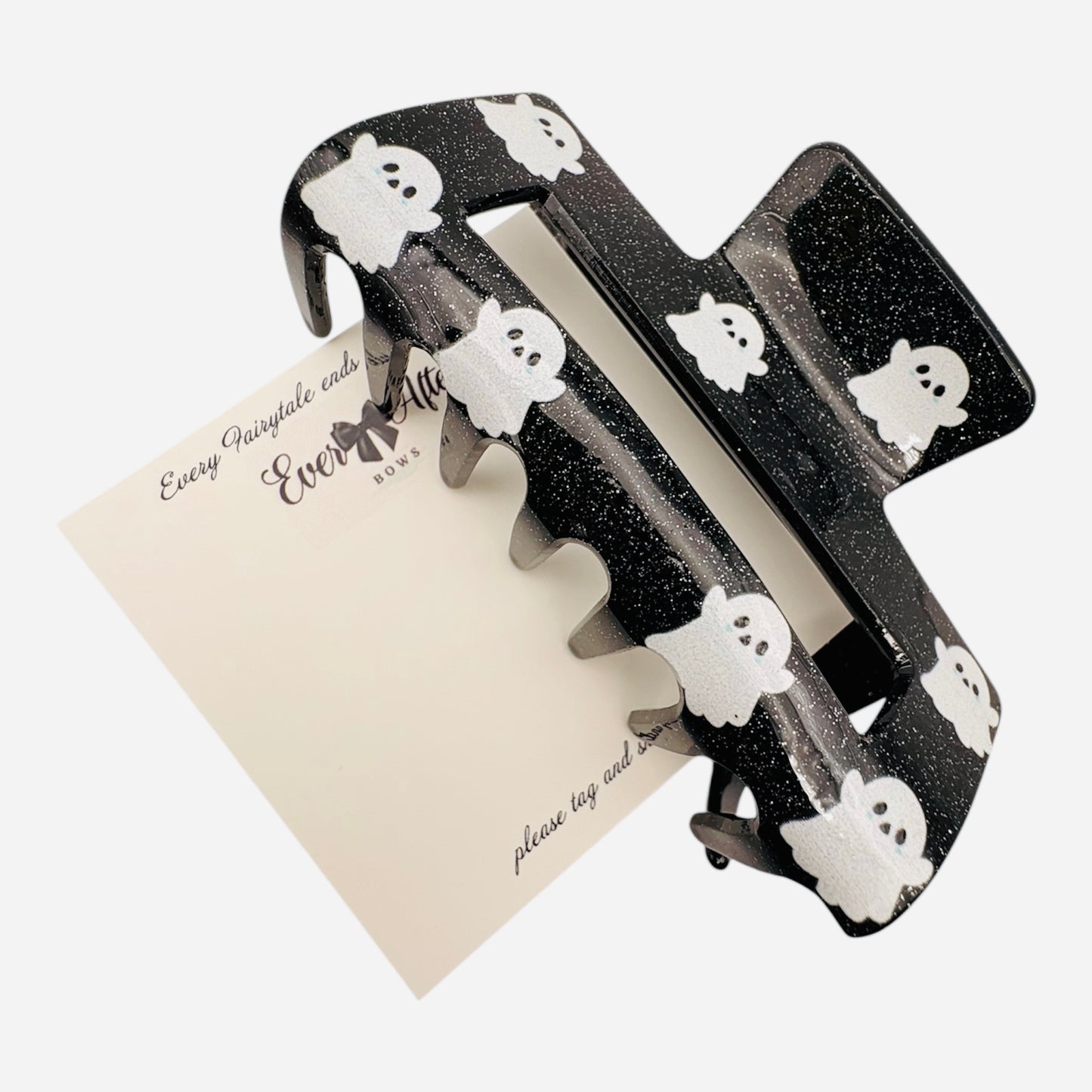GHOSTY GLITTER CLAW CLIP