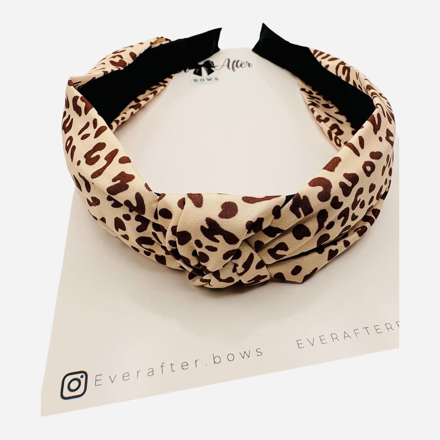 LIGHT LEOPARD HEADBAND