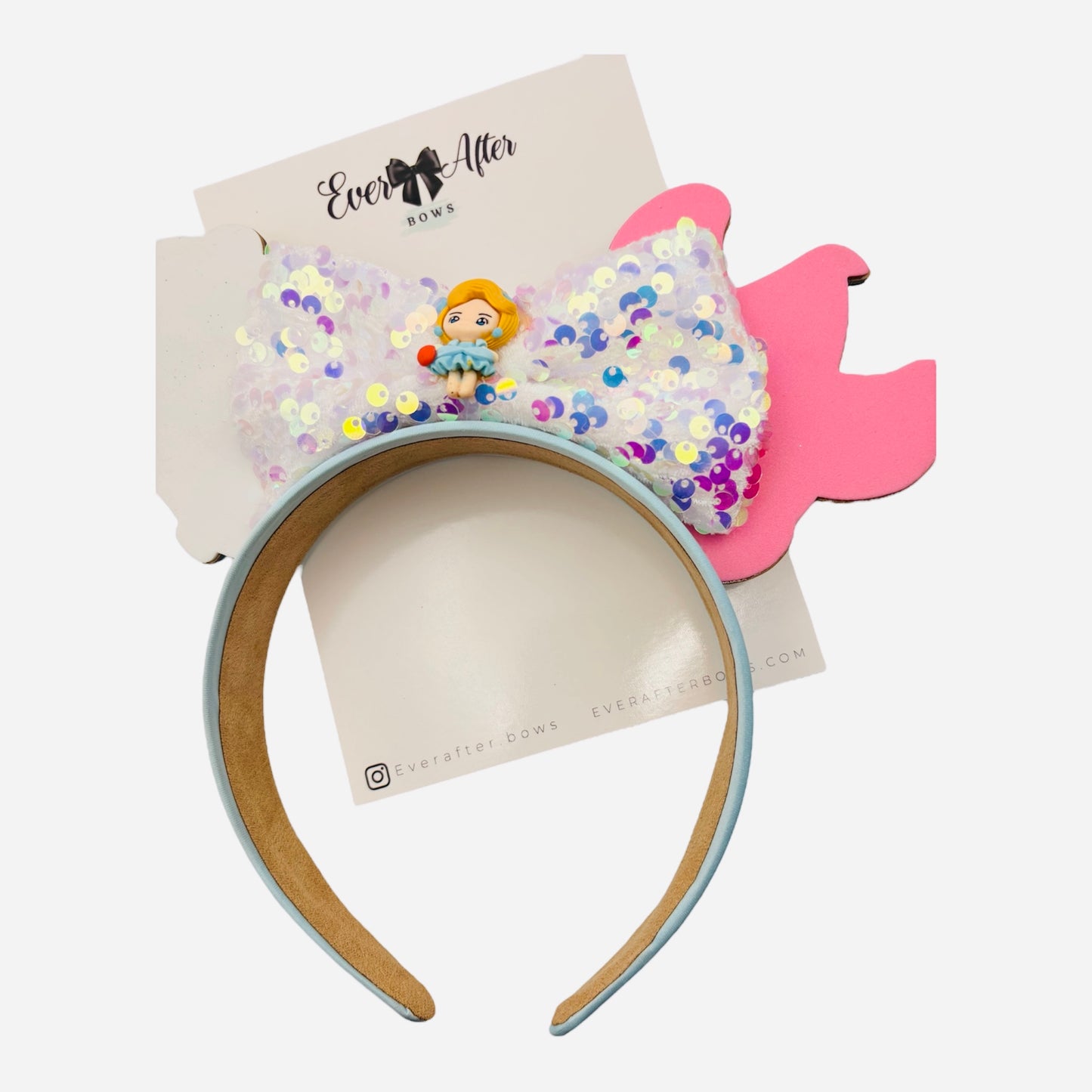 MAGIC HEADBAND GLASS SHOE PRINCESS