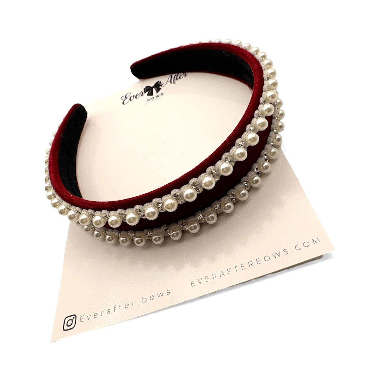RED PEARL HEADBAND