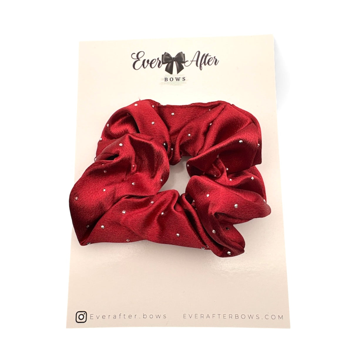 RED DIAMOND SCRUNCHIE