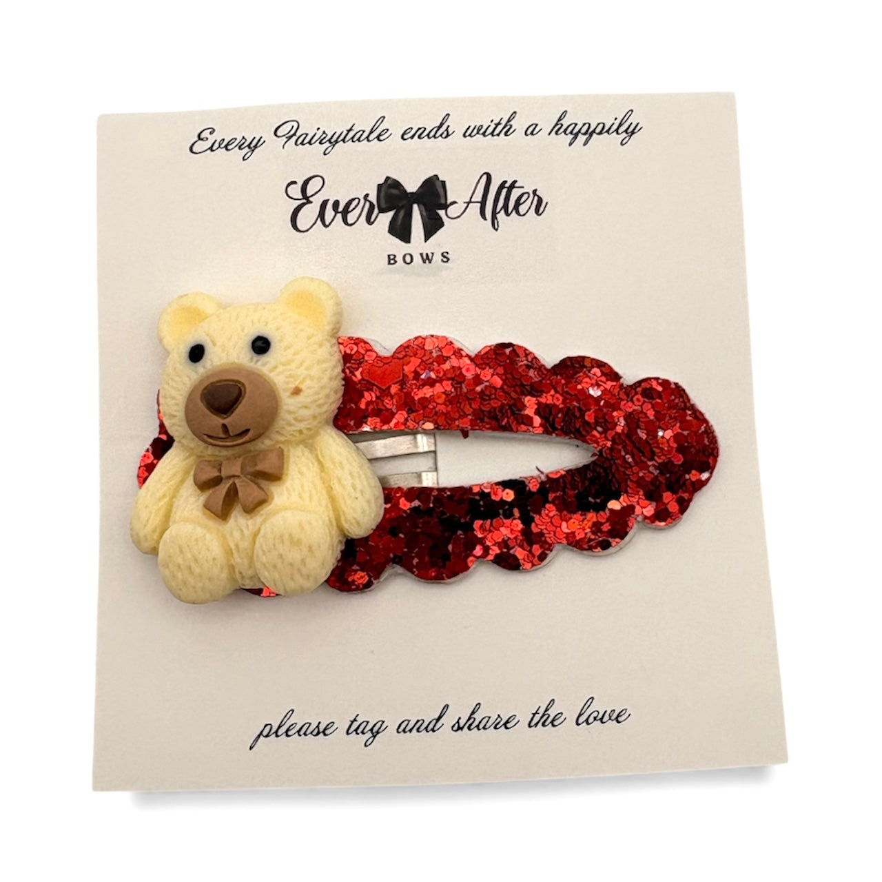 CHRISTMAS BEAR SNAPCLIP