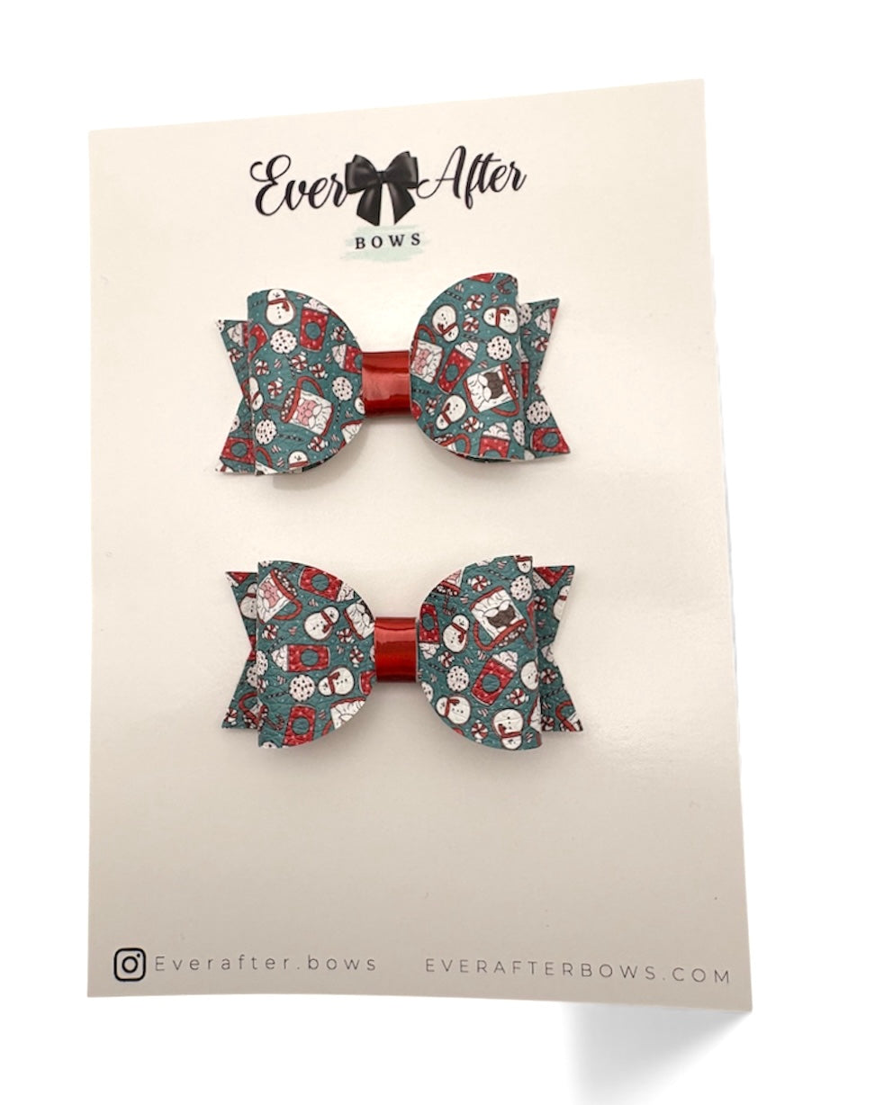 HOLIDAY RED CUP PIGTAILS 2.5in