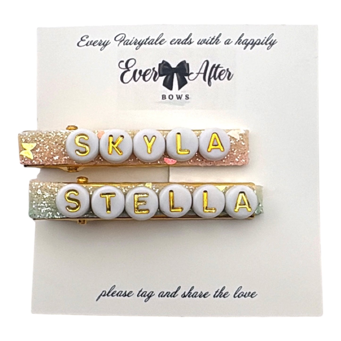 CUSTOM NAME 5-6 LETTER ( MAX ) CLIP