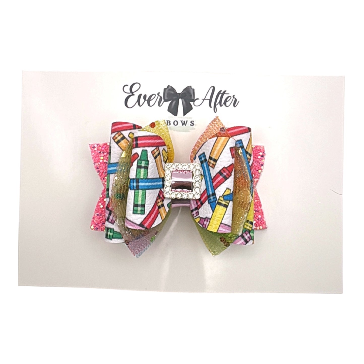 COLOR CRAYONS BOW