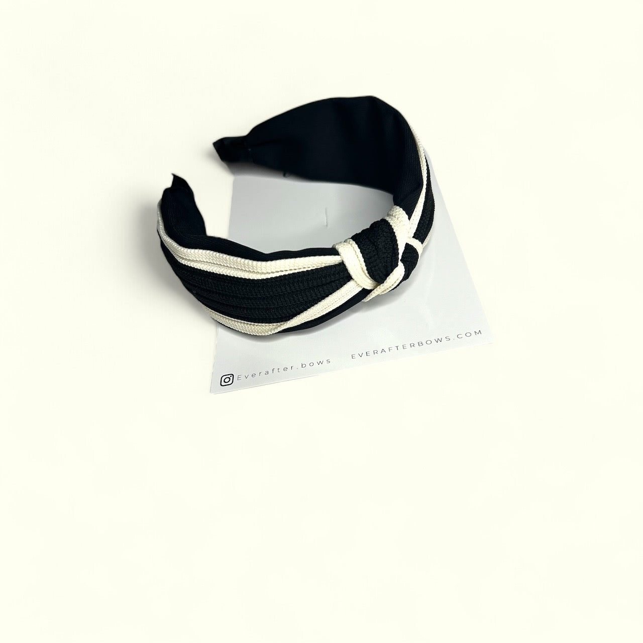 TUXEDO HEADBAND BLACK