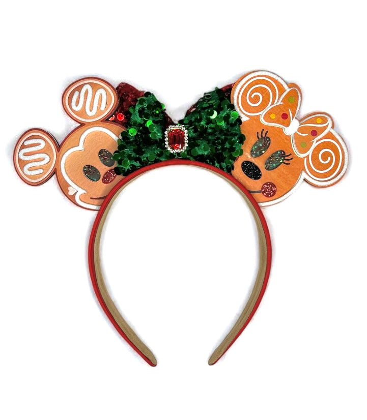 GINGERBREADS GREEN MAGICAL HEADBAND