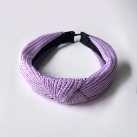 Knit knot purple