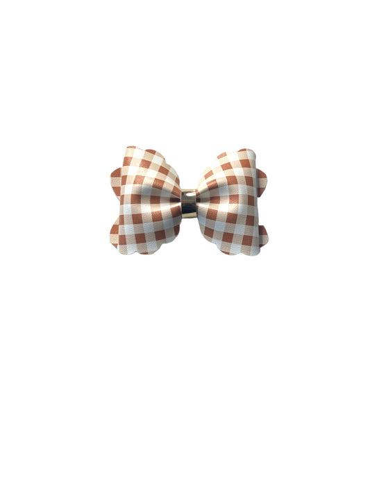 MINI PLAID GINGER ( 2.5 in )