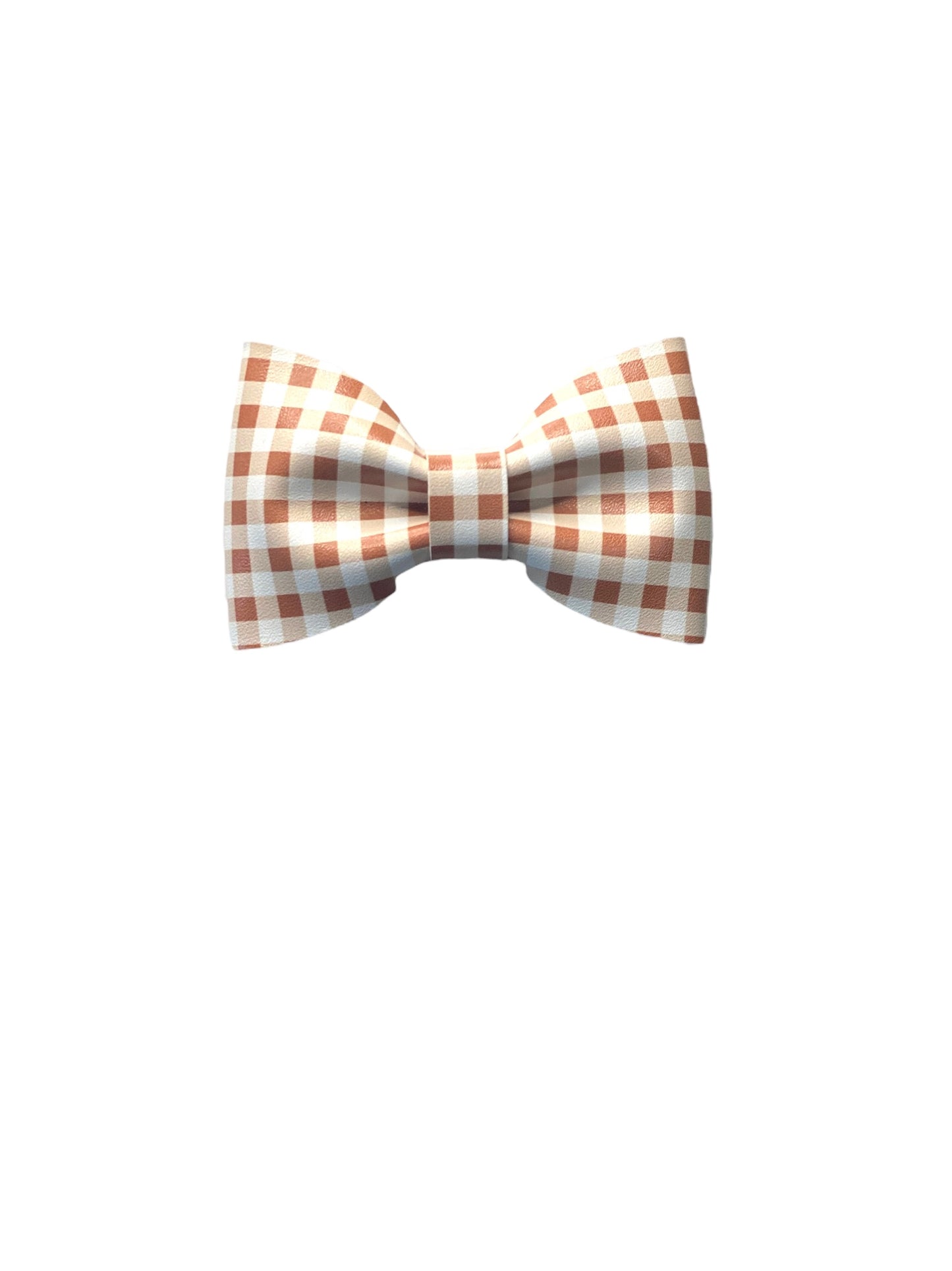 PLAID GINGER BOWTIE