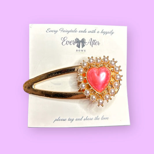 Corazon pink clip