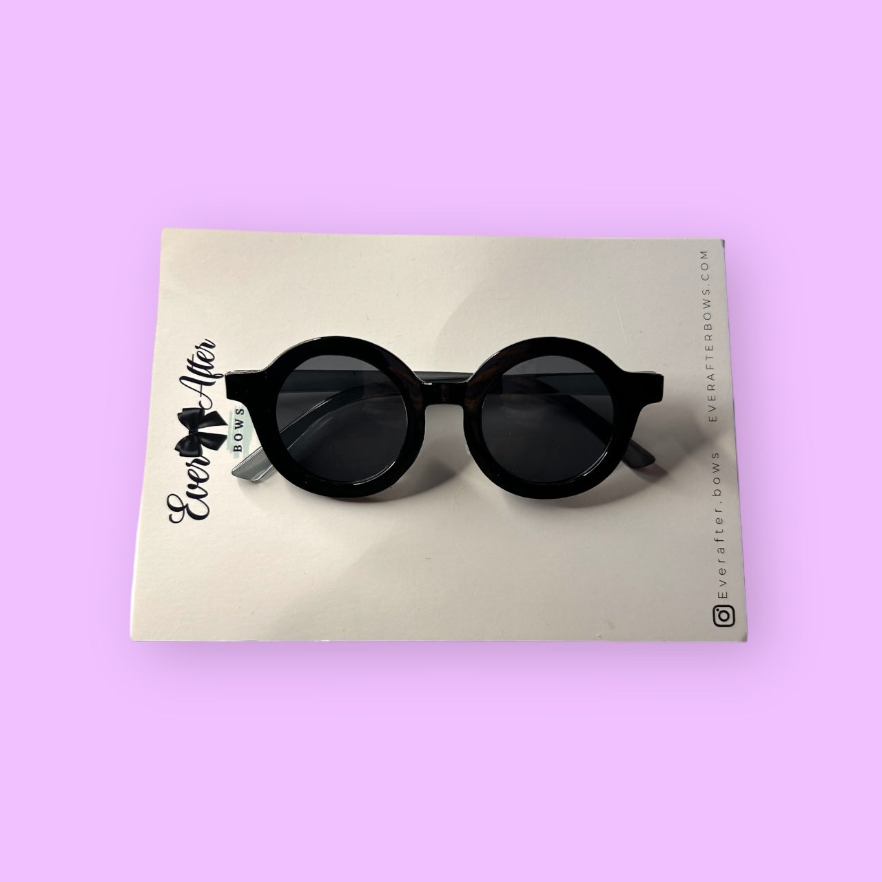 Round Sunnies -Black