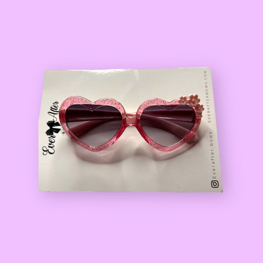 Hearts and flowers sunnies - Pink