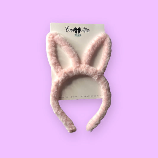 Pink bunny headband