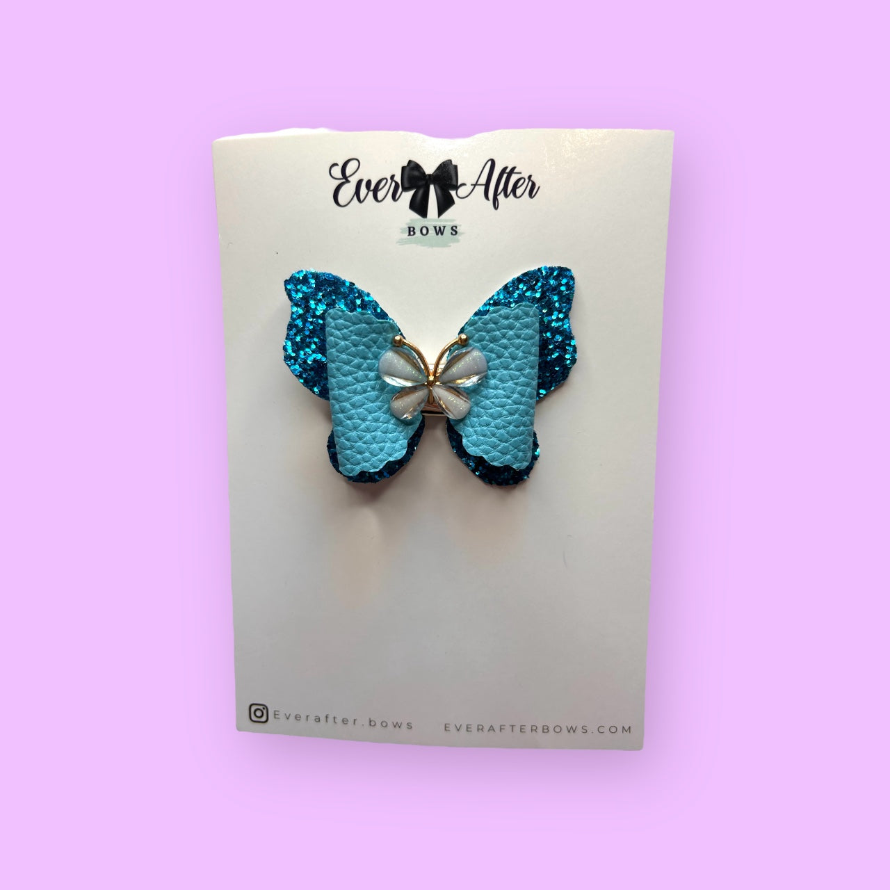 The butterfly -blue