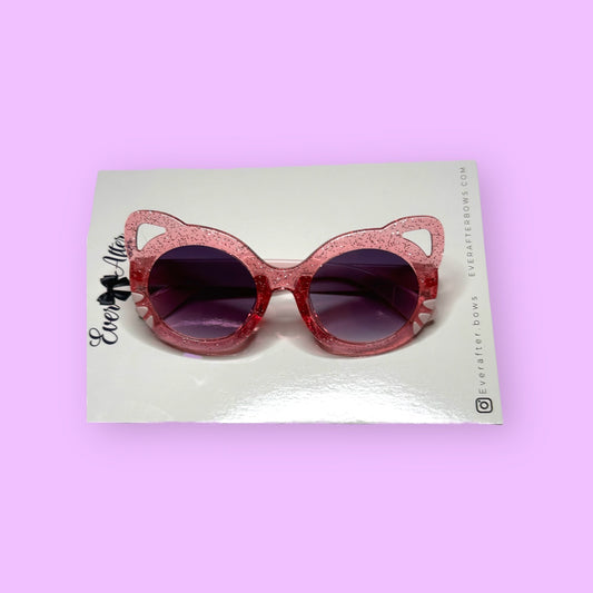 Cat eye pink glitter Sunnies