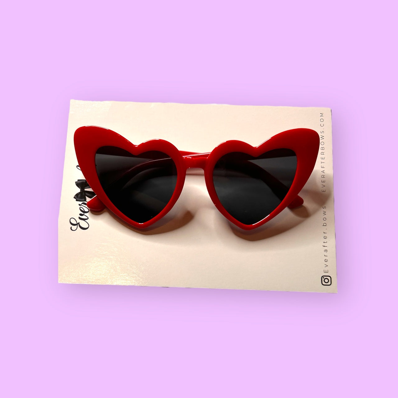 Red heart shaped sunnies