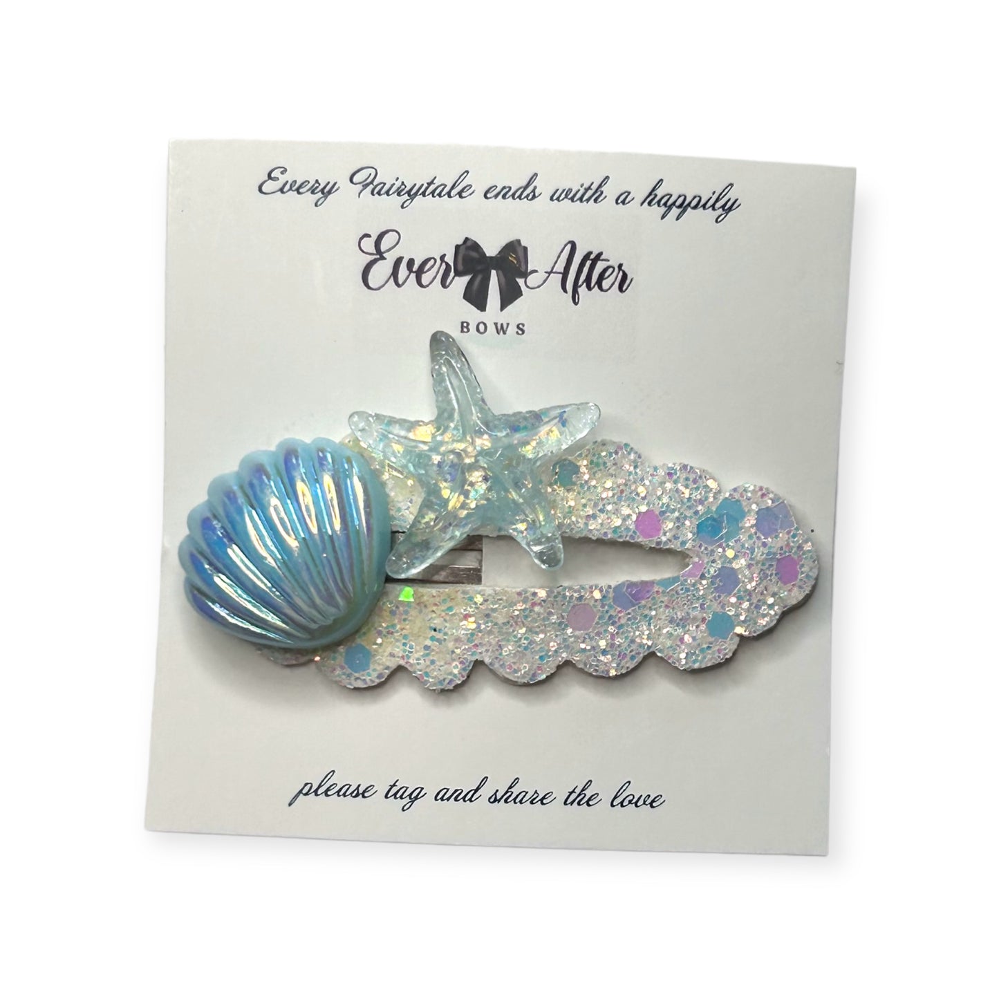 SEASHELL BLUE SNAPCLIP