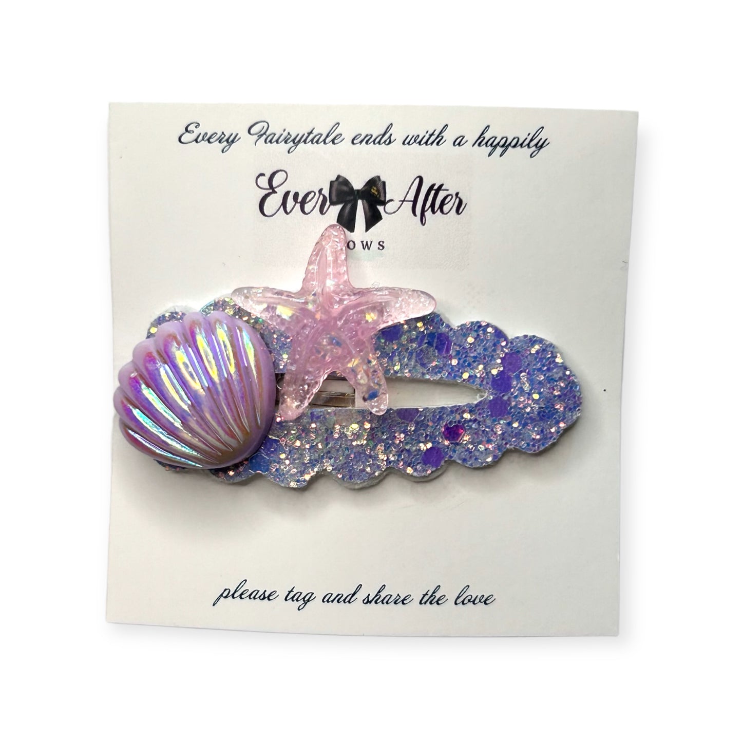 SEASHELL PURPLE SNAPCLIP