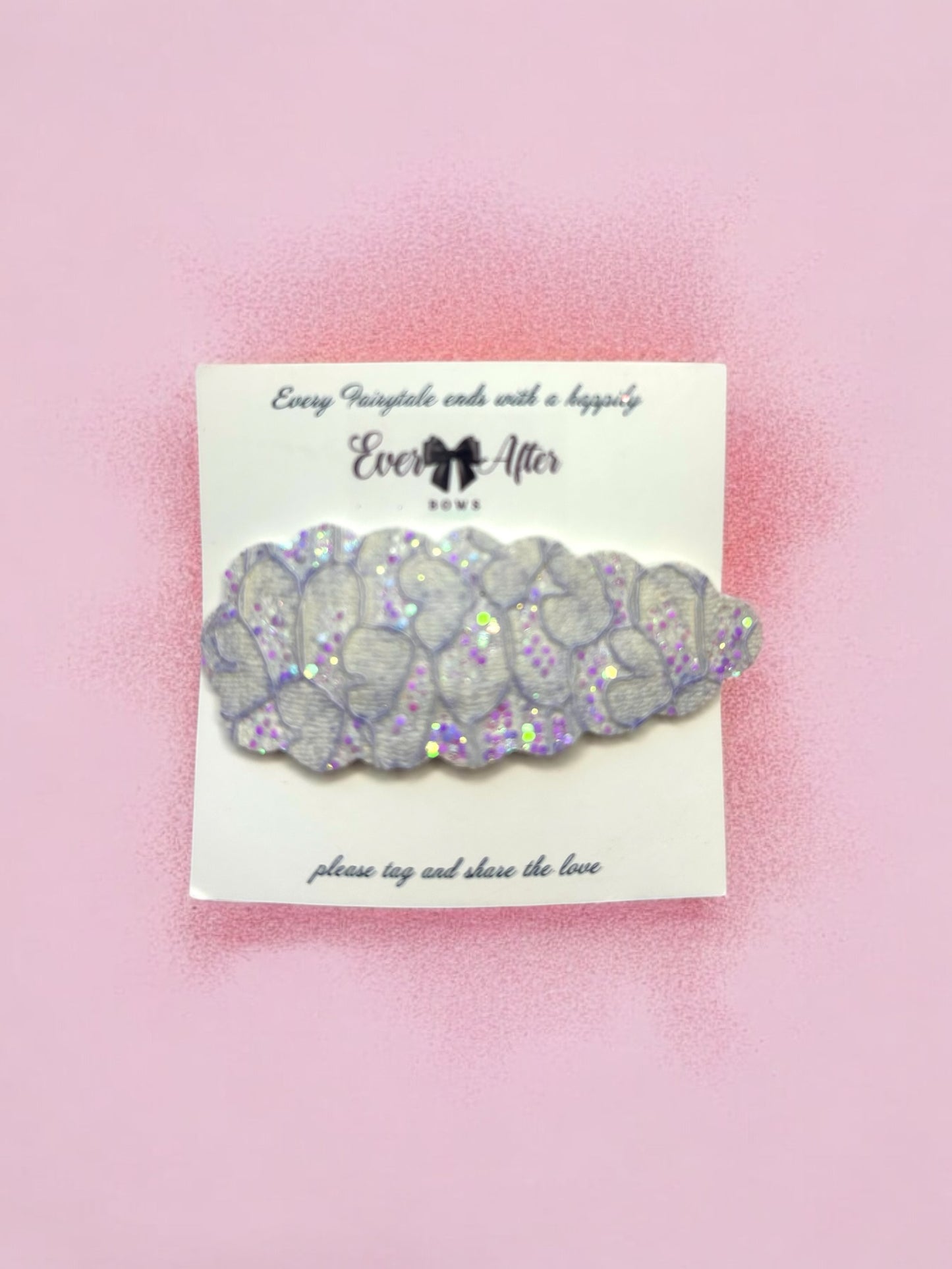 LACE PURPLE SNAPCLIP