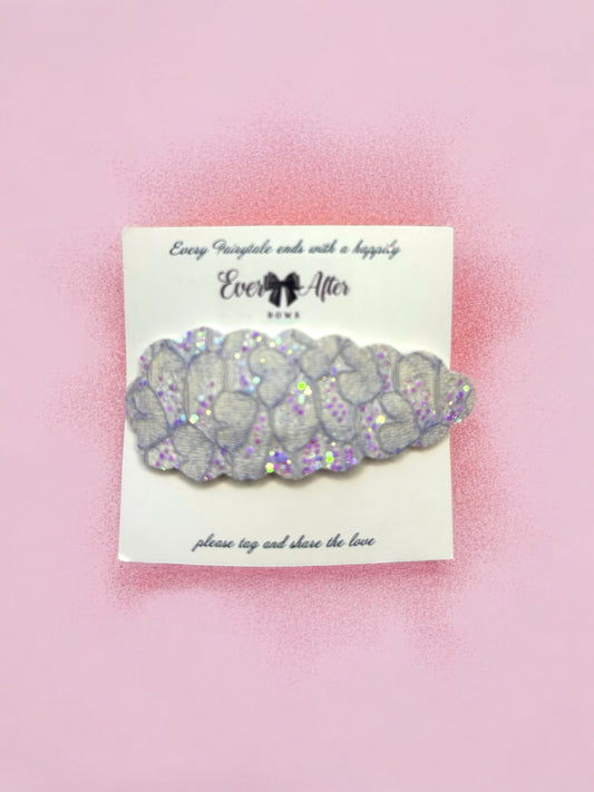 LACE PURPLE SNAPCLIP