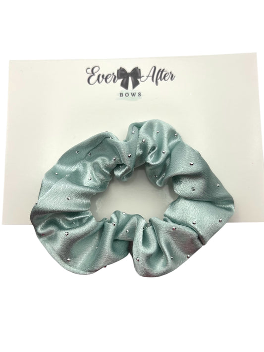 MINTY DIAMOND SCRUNCHIE