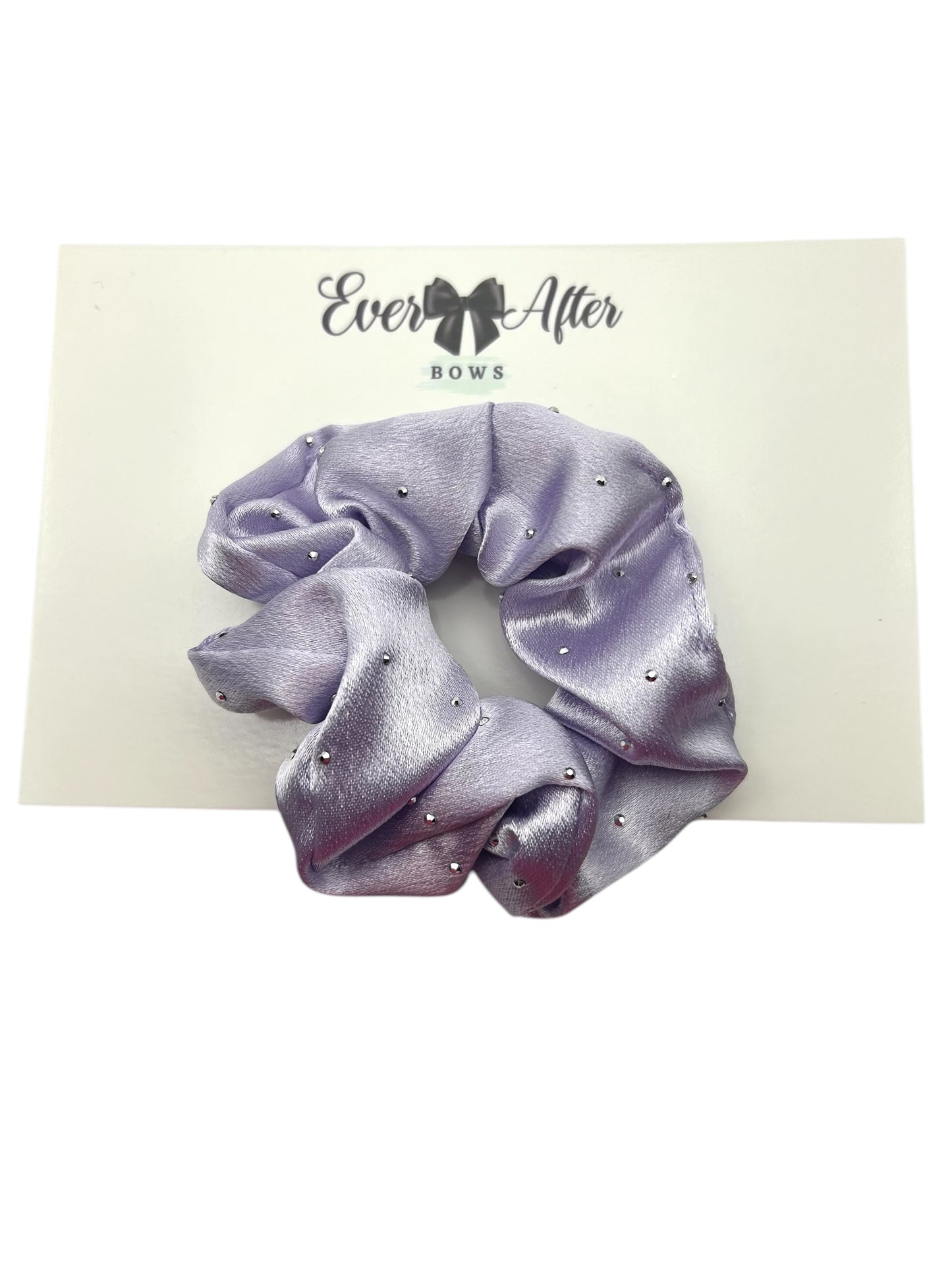 LAVENDER DIAMOND SCRUNCHIE