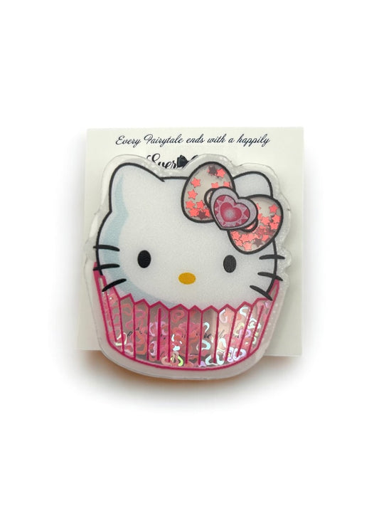 CUPCAKE KITTY SHAKER CLIP