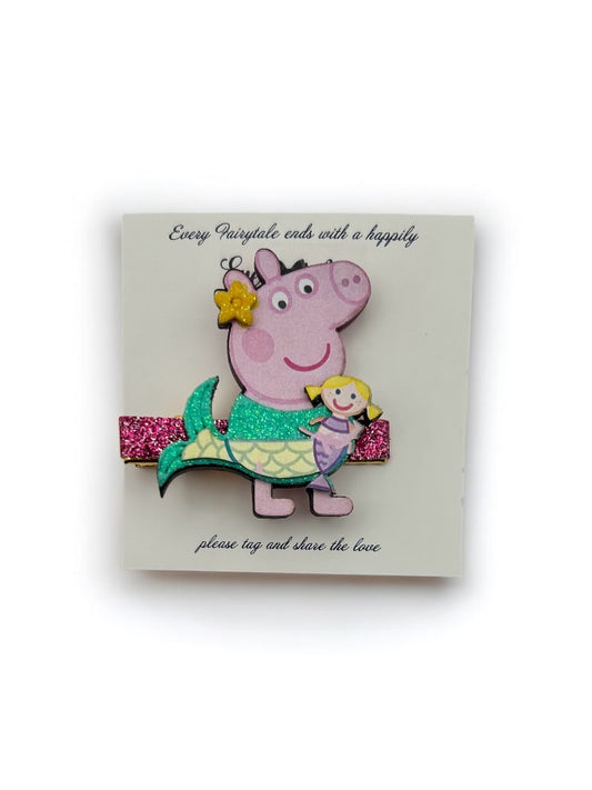 PIG MERMAID 3D CLIP