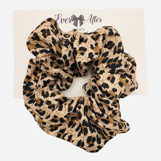SMALL LEOPARD PRINT SCRUNCHIE