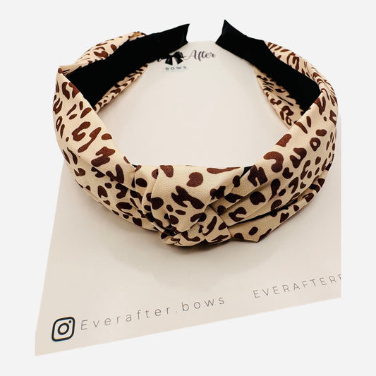 LIGHT LEOPARD HEADBAND