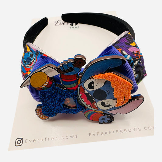 CHUCKY BLU ALIEN HEADBAND (CHILD