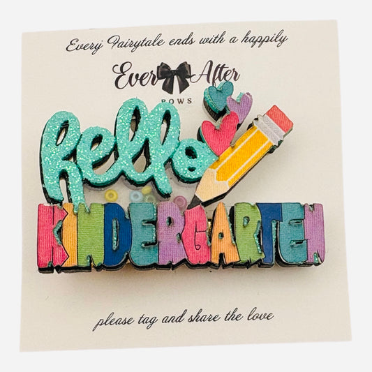 HELLO KINDERGARTEN 3D CLIP