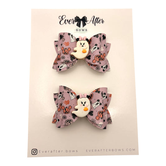 MOUSE GHOST PIGTAILS SET