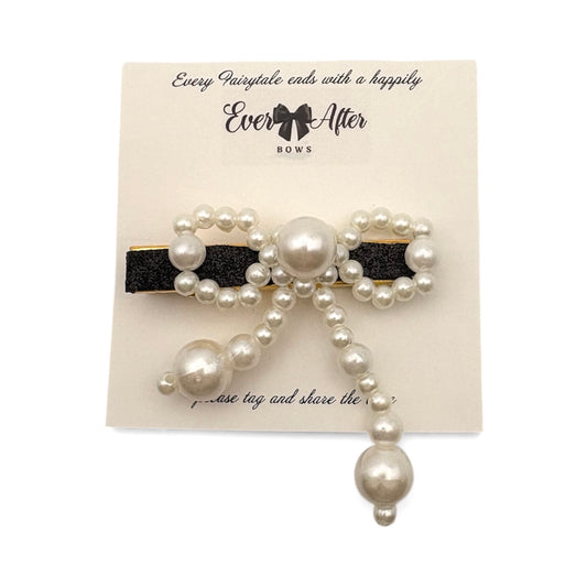 PEARL BOW CLIP