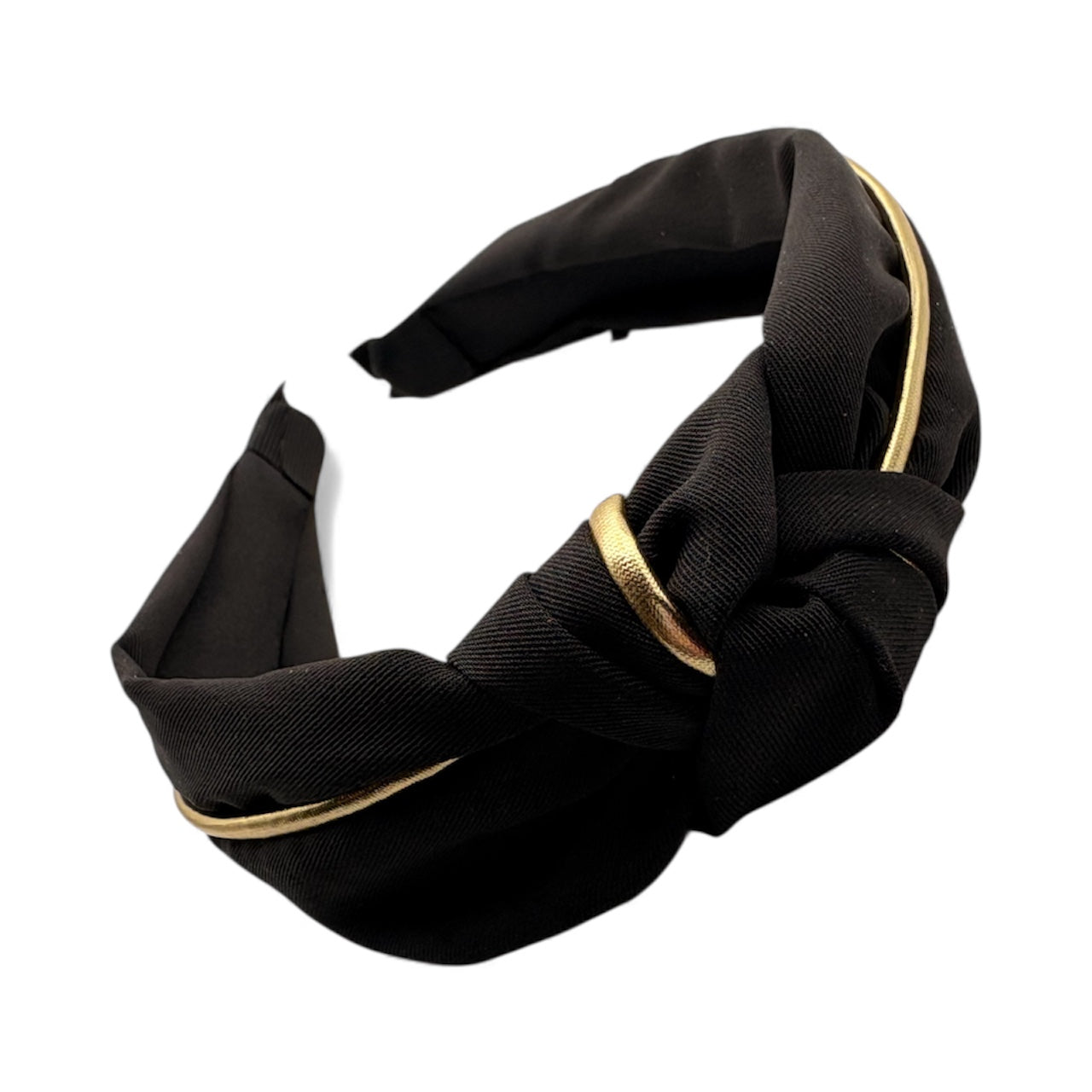 BLACK & GOLD HEADBAND