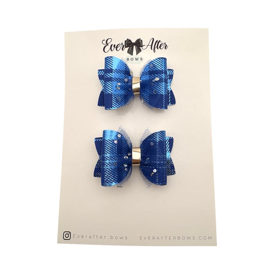 BLUE PIGTAIL SET   2.5 inch