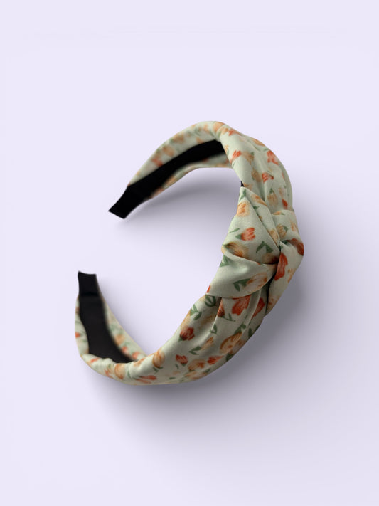 SPRING BLOOM MINT HEADBAND