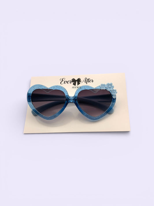 BLUE HEART FLOWER SUNNIES