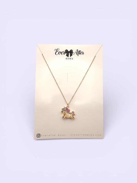 UNICORN SHAKER NECKLACE
