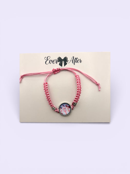 KPOP BRAID BRACELET PINK