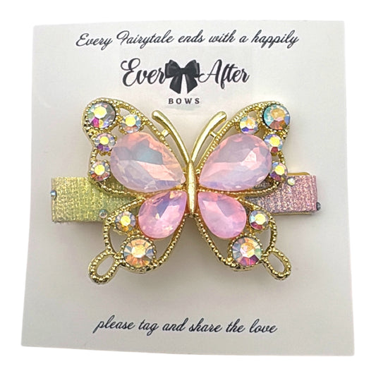 BUTTERFLY QUEEN PINK CLIP