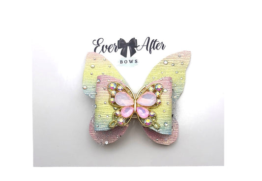BUTTERFLY QUEEN PINK BOW